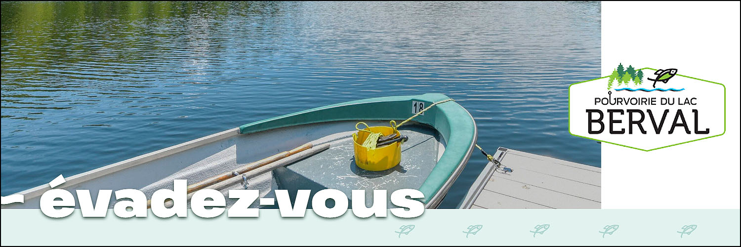 visuel encan bandeau pourvoirie lac berval